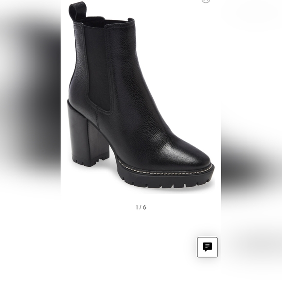 Tory Burch Chelsea 70mm Lug Booties in black size 6 - Picture 1 of 7